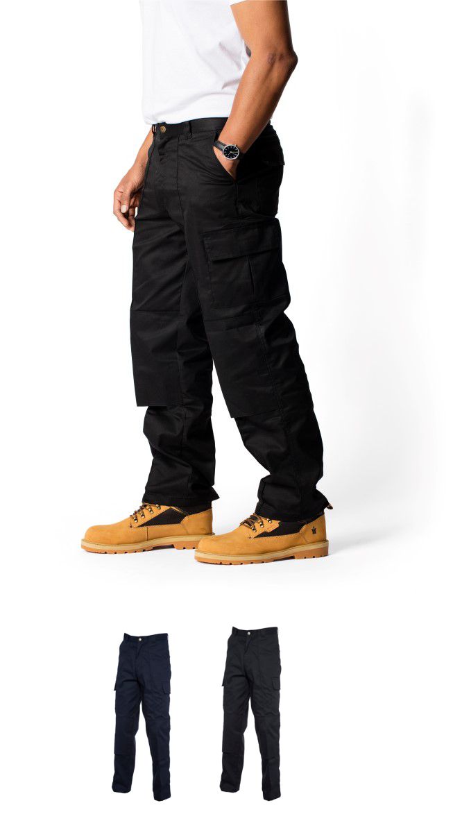 Uneek UC904 Cargo Trousers with knee pad pocket